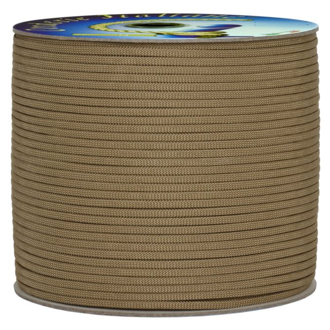 Treccia piatta élite, beige, 4 mm - 200 mt