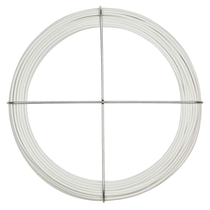 Filo ferro plastificato bianco 2,7 mm - 20 mt
