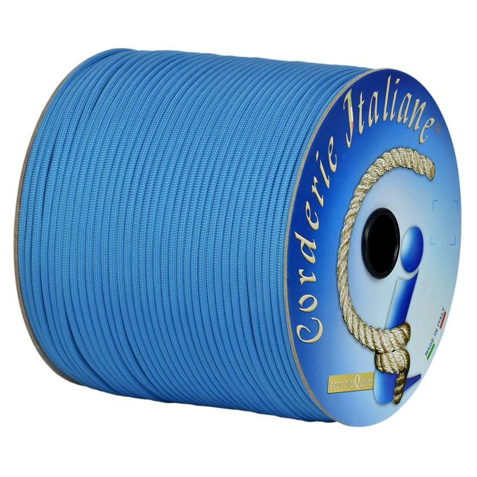 Paracord 550 basic azzurro 4 mm - 30 mt