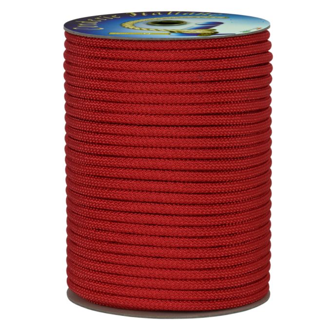 Doppia treccia skipper h.t., rossa, 14 mm - 10 mt