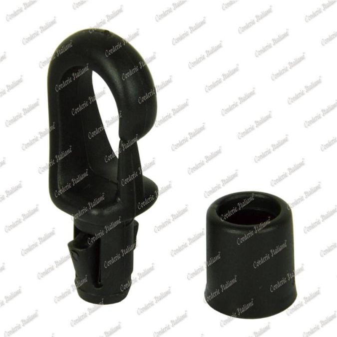 Gancio rapido, ø 8 mm - 100 pz, nero