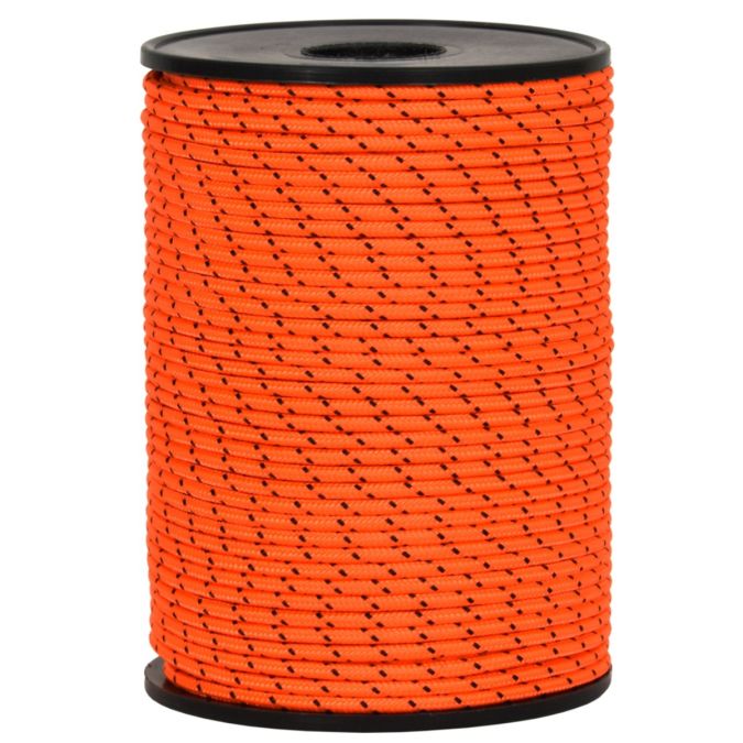 Sagola dyneema sk75 per fucili da sub, arancio/nera, 2,5 mm - 100 mt
