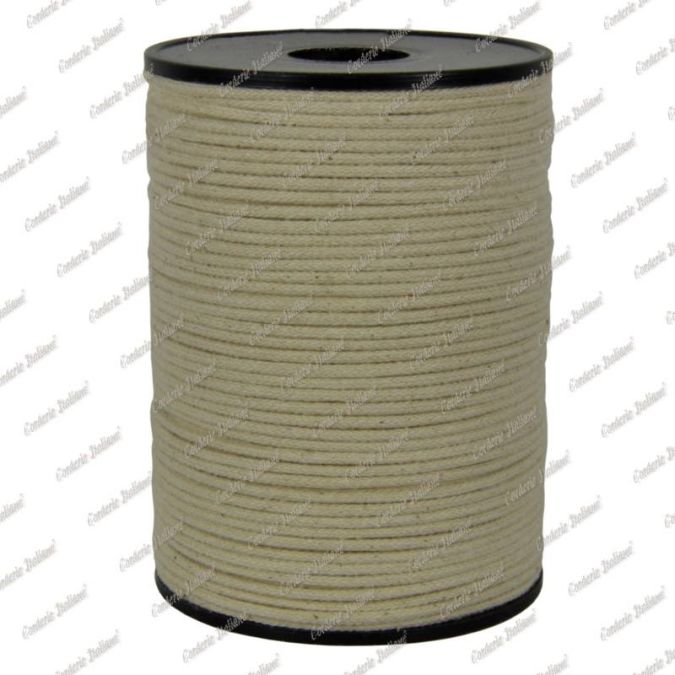 Cordoncino cotone 2 mm - 100 mt