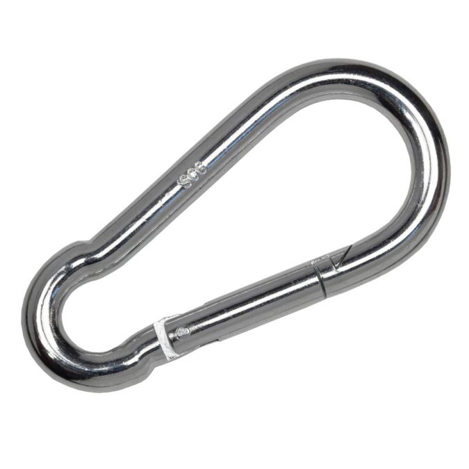 Moschettoni zincati, 5 mm x 50 mm, 10 pz