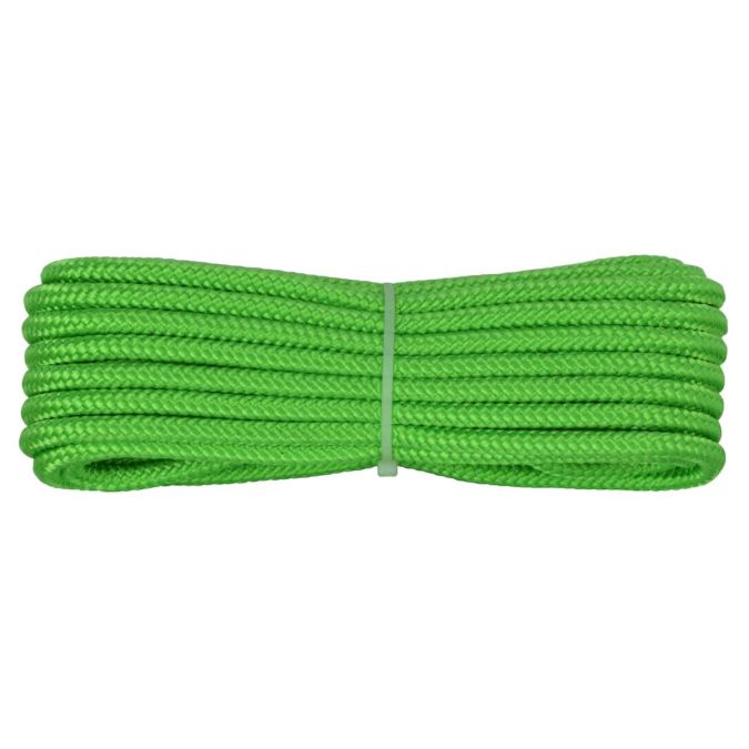 Treccia polipropilene verde flu 12 mm - 10 mt