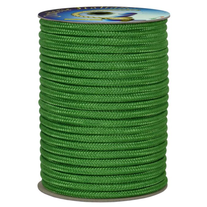 Treccia polipropilene verde medio 8 mm - 50 mt