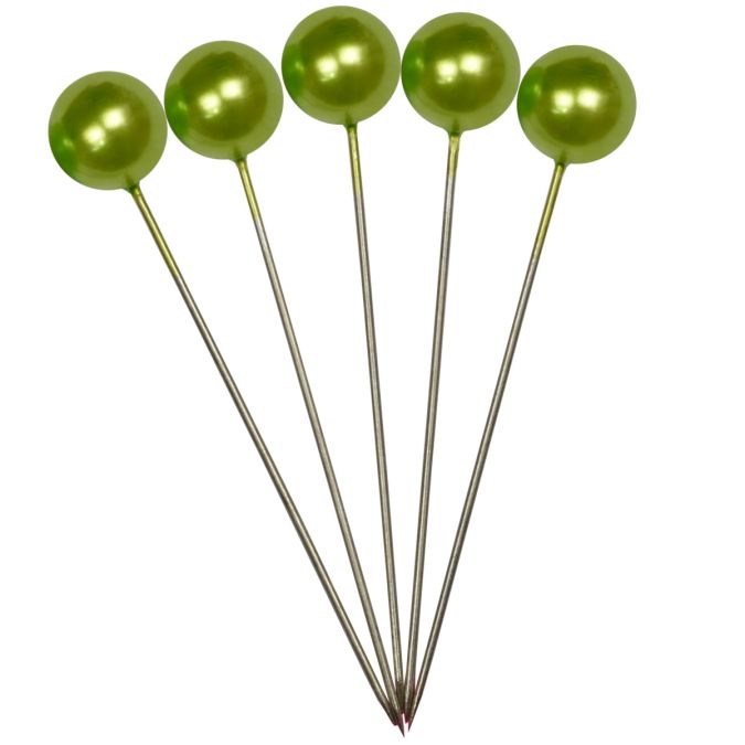 Spilli verde mela, 6 mm x 65 mm, 100 pz