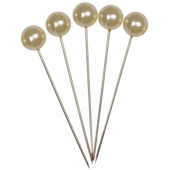 Spilli perla, 6 mm x 65 mm, 100 pz