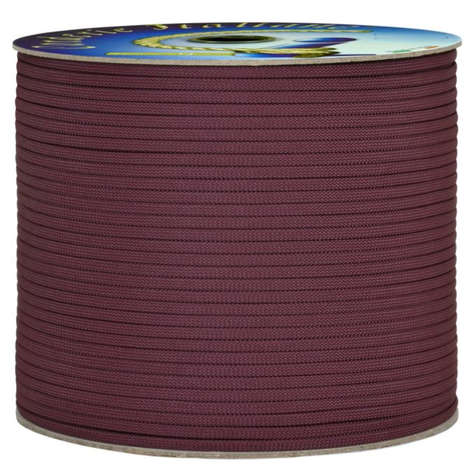 Treccia piatta élite, bordeaux, 4 mm - 90 mt