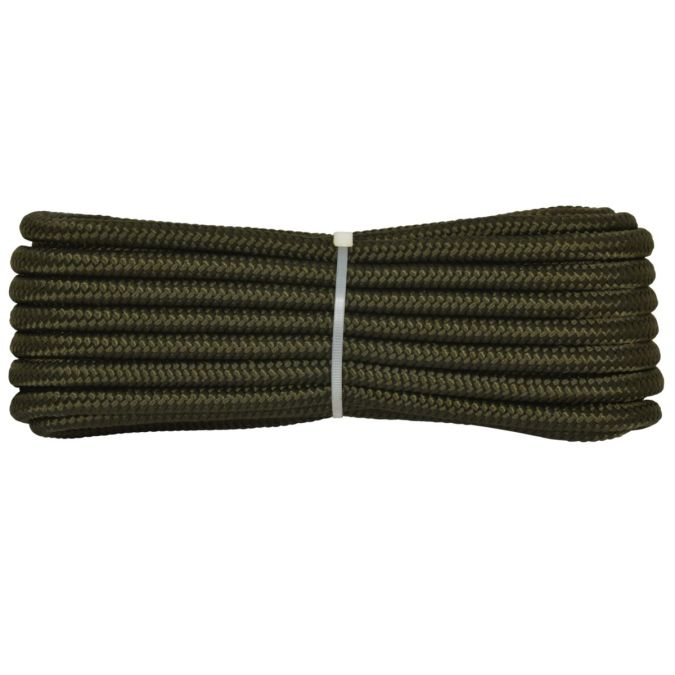Treccia alta tenacità verde militare 5 mm - 10 mt