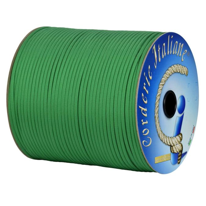 Paracord 550 basic verde 4 mm - 50 mt