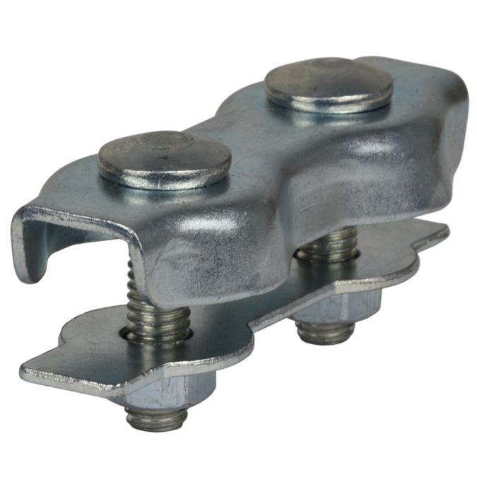 Morsetti zincati duplex, 5 mm, 15 pz