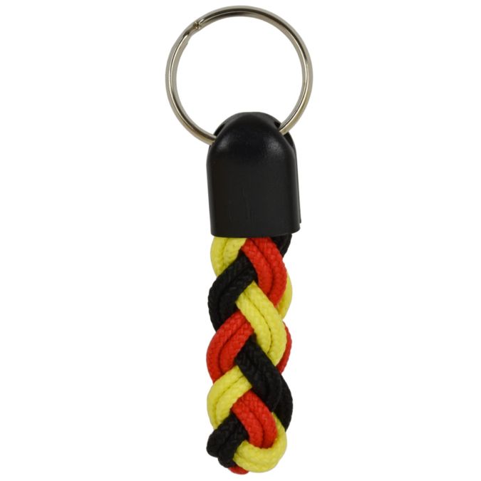 Portachiavi Sintesy Strong nero-giallo-rosso