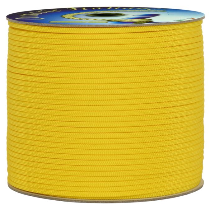 Treccia piatta élite, gialla, 4 mm - 40 mt