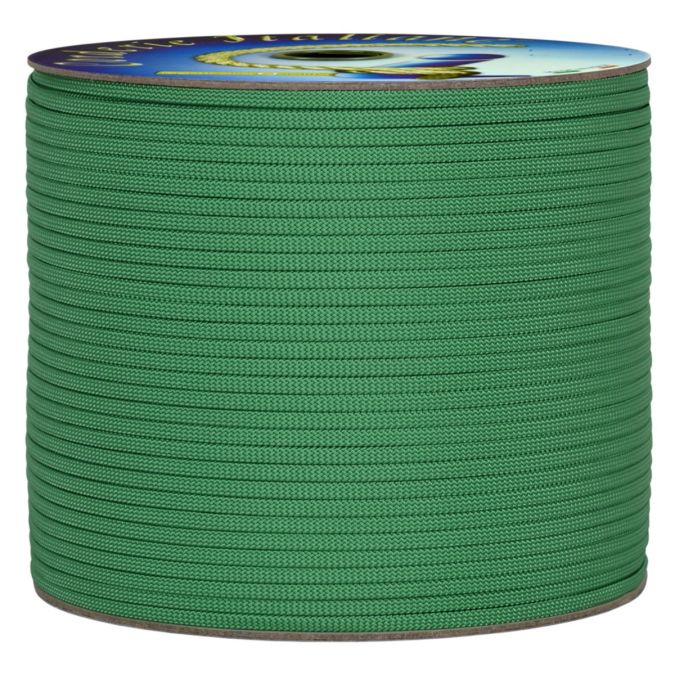 Treccia piatta élite, verde, 4 mm - 90 mt