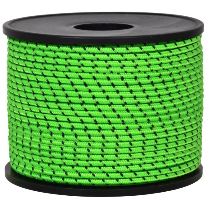 Sagola dyneema sk75 per fucili da sub, verde flu/blu, 2 mm - 50 mt