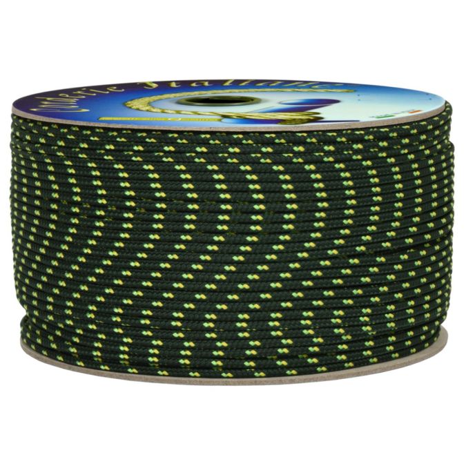 Treccia hobby fantasy verde scuro 2,5 mm - 50 mt