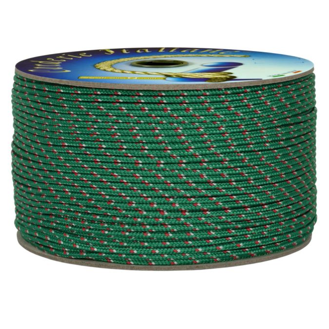 Treccia hobby fantasy verde 3 mm - 200 mt