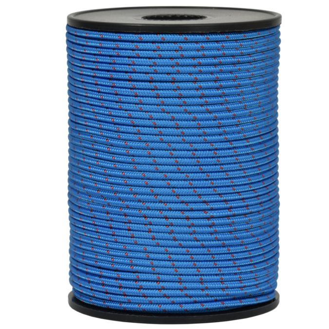 Sagola dyneema sk75 per fucili da sub, azzurro/rossa, 2,5 mm - 50 mt
