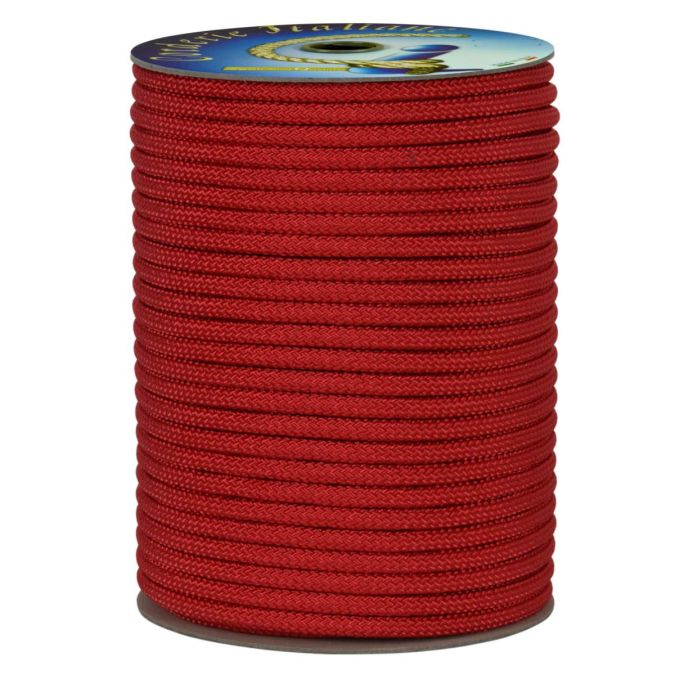 Doppia treccia skipper h.t., rosso, 16 mm - 100 mt