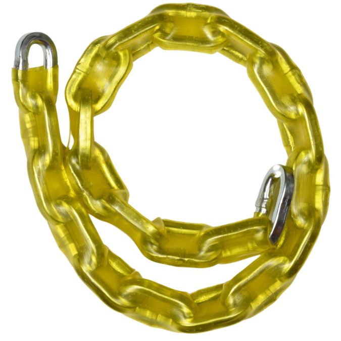 Catena antifurto filo quadro Ø 6 mm - 60 cm, zincata con guaina in pvc