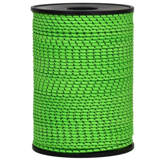 Sagola dyneema sk75 per fucili da sub, verde flu/blu, 1,5 mm - 100 mt
