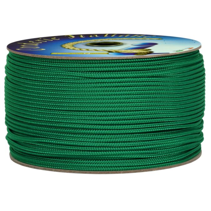 Treccia hobby verde 2 mm - 200 mt