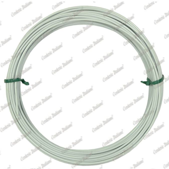 Filo alluminio tondo bianco, 2 mm - 12 mt