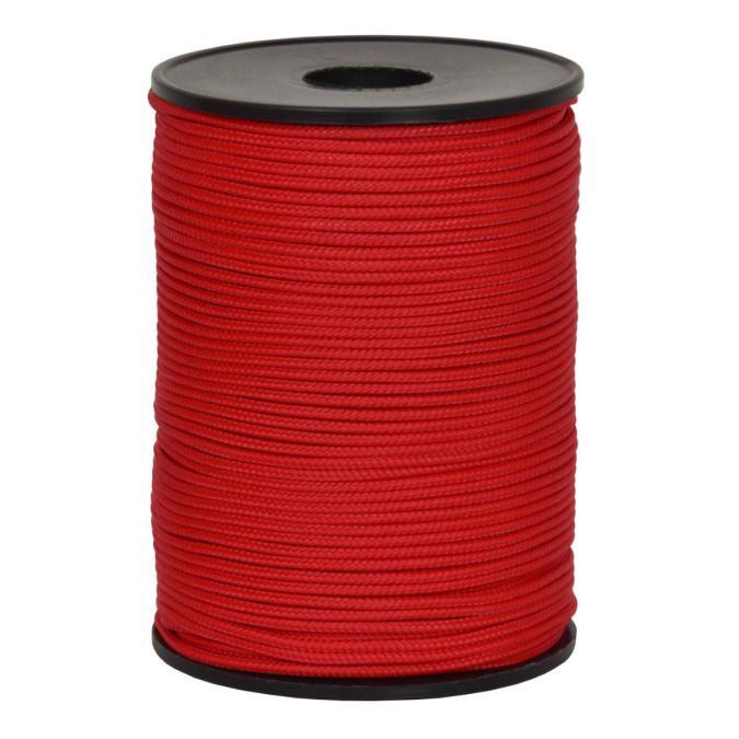 Cordino edilizia rosso 2 mm - 200 mt
