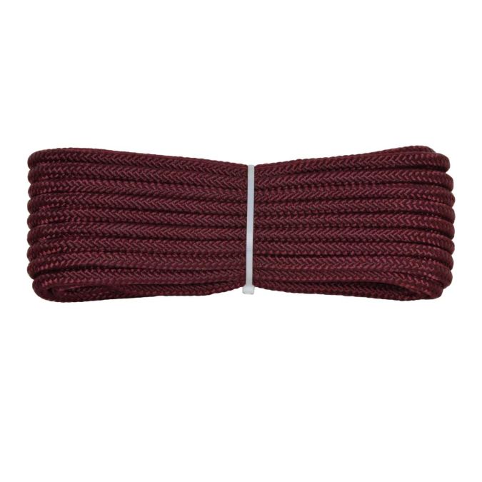 Treccia alta tenacità bordeaux 5 mm - 30 mt