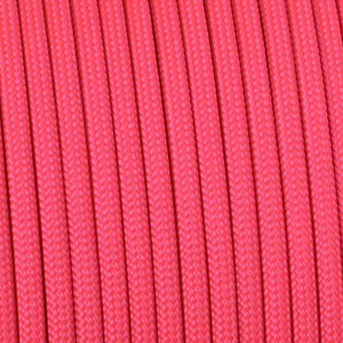 Paracord 550 basic rosa flu 4 mm - 100 mt