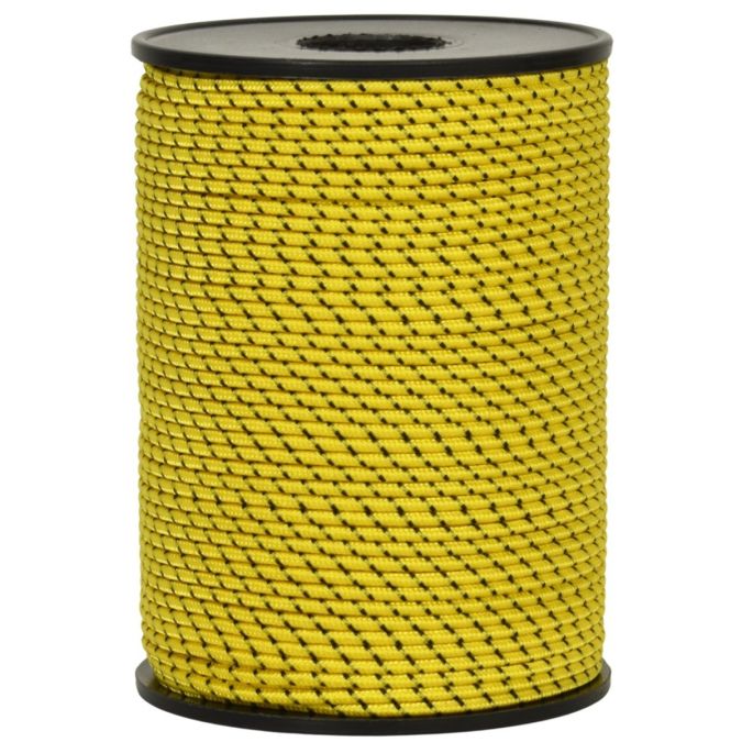 Sagola dyneema sk75 per fucili da sub, giallo/nera, 1,5 mm - 100 mt