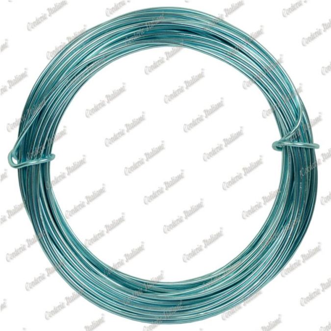 Filo alluminio tondo ghiaccio, 2 mm - 12 mt