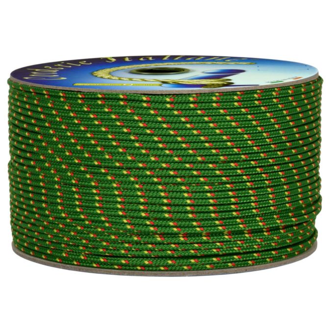 Treccia hobby fantasy verde medio 3 mm - 200 mt