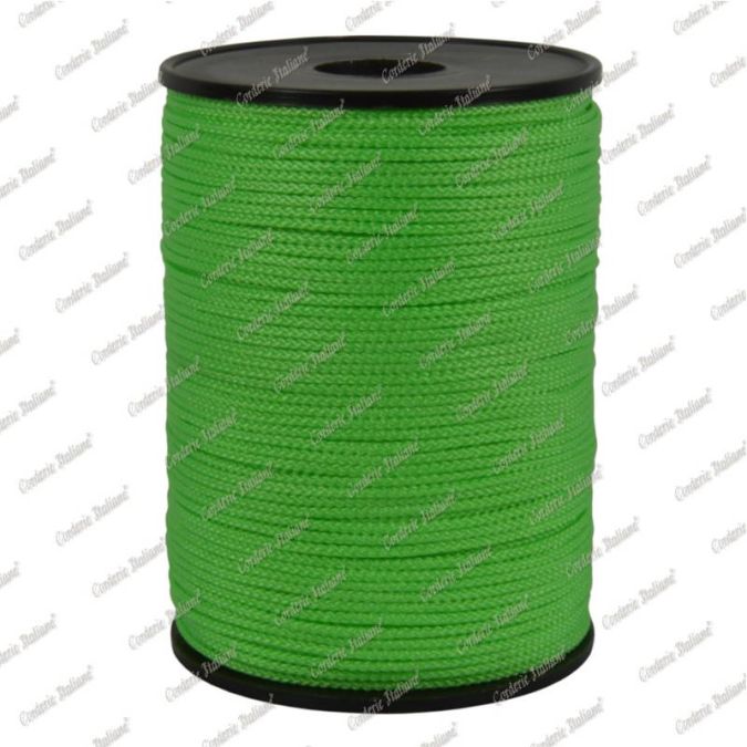 Cordino minimal verde flu 1,5 mm - 50 mt