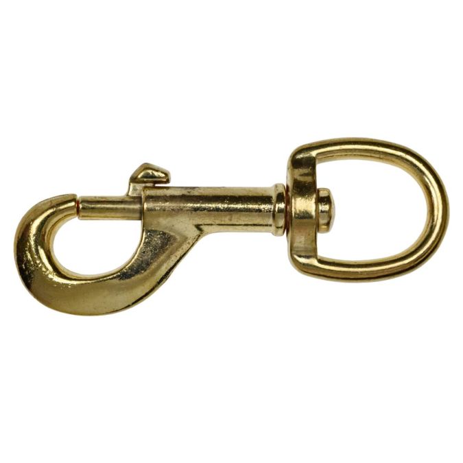 Moschettoni girevoli ottonati, 19 mm, 50 pz