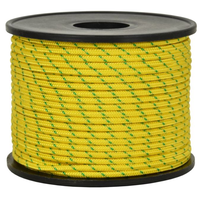 Sagola dyneema sk75 per fucili da sub, giallo/verde, 2 mm - 25 mt