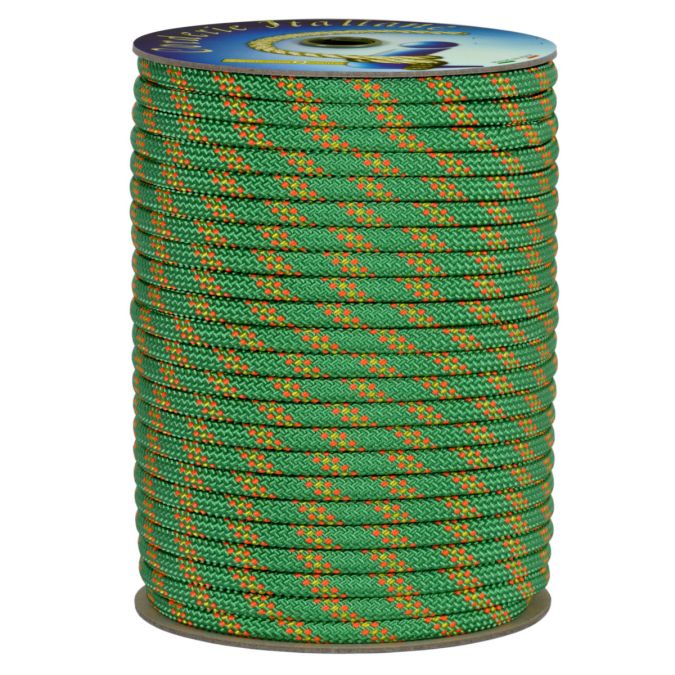 Doppia treccia skipper fantasy h.t., verde, 8 mm - 100 mt