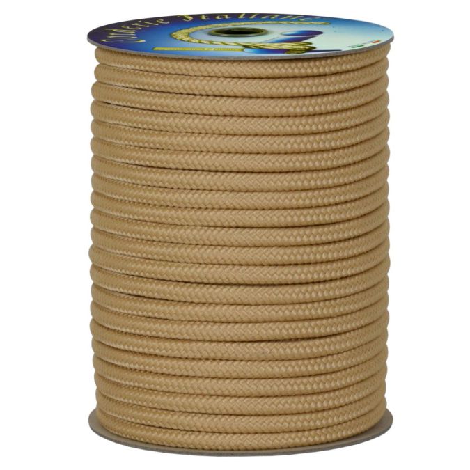 Treccia polipropilene beige 6 mm - 100 mt