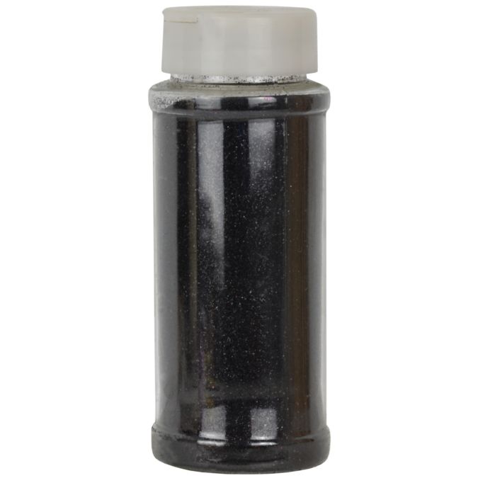 Glitter colore nero, 100 gr
