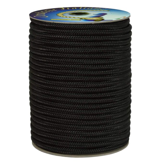 Treccia alta tenacità nera 4 mm - 550 mt