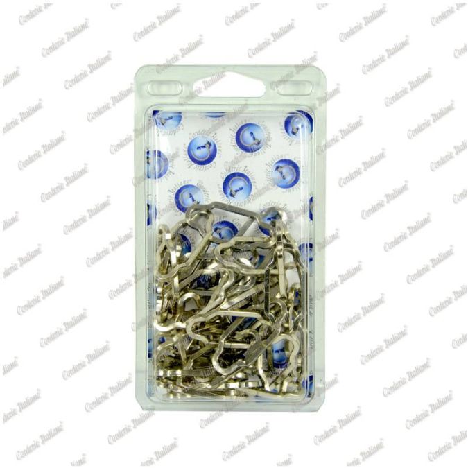Catena cattedrale Ø 2 mm, interno maglia 24 mm x 10 mm, 1 mt, nichelata
