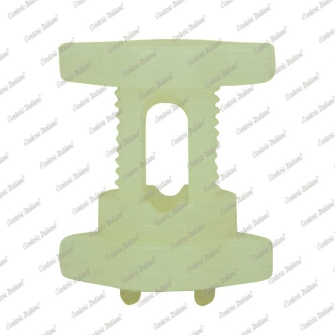 Morsetti serracavo block - fix, ø fune 2 mm - 6 mm, 100 pz, bianco