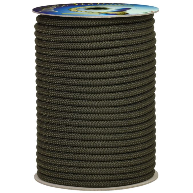 Doppia treccia skipper h.t., verde militare, 16 mm - 10 mt