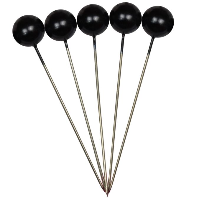 Spilli nero, 6 mm x 65 mm, 100 pz