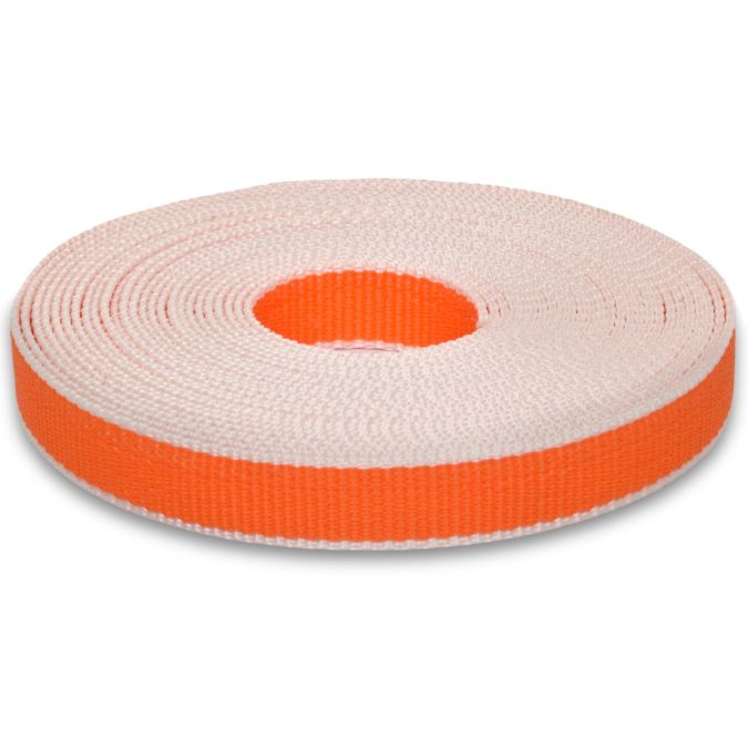 Cintino in polipropilene 22 mm - 7,5 mt, arancio