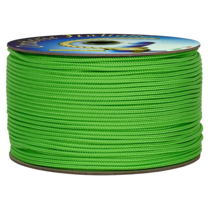 Treccia hobby verde flu 3 mm - 90 mt