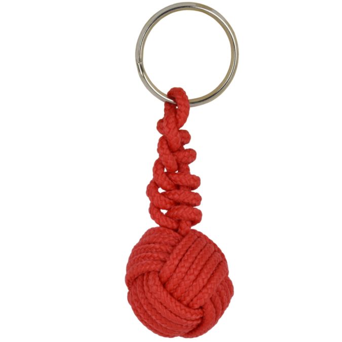 Portachiavi pallina simple rossa