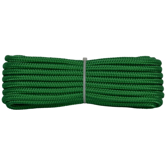 Treccia alta tenacità verde 5 mm - 10 mt