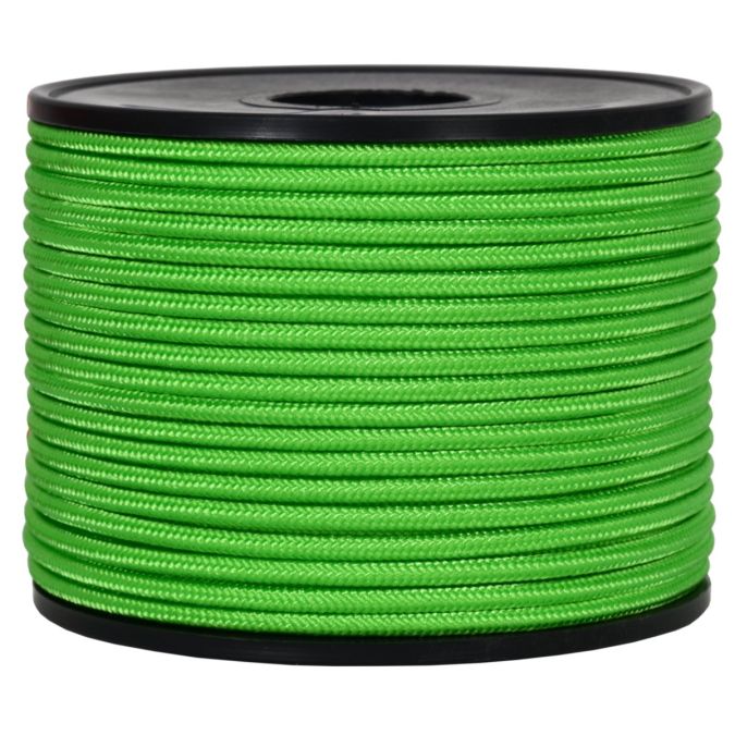 Sagola dyneema sk75 per fucili da sub, verde flu, 1,5 mm - 50 mt